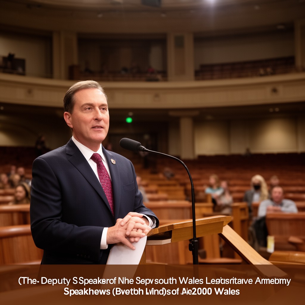 AI-generated illustration of Deputy Speaker of the New South Wales Legislative Assembly