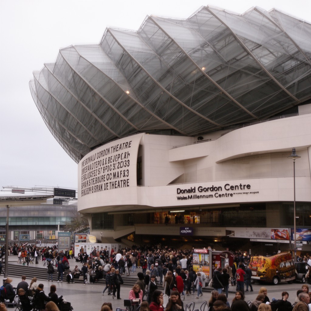AI-generated illustration of Donald Gordon Theatre