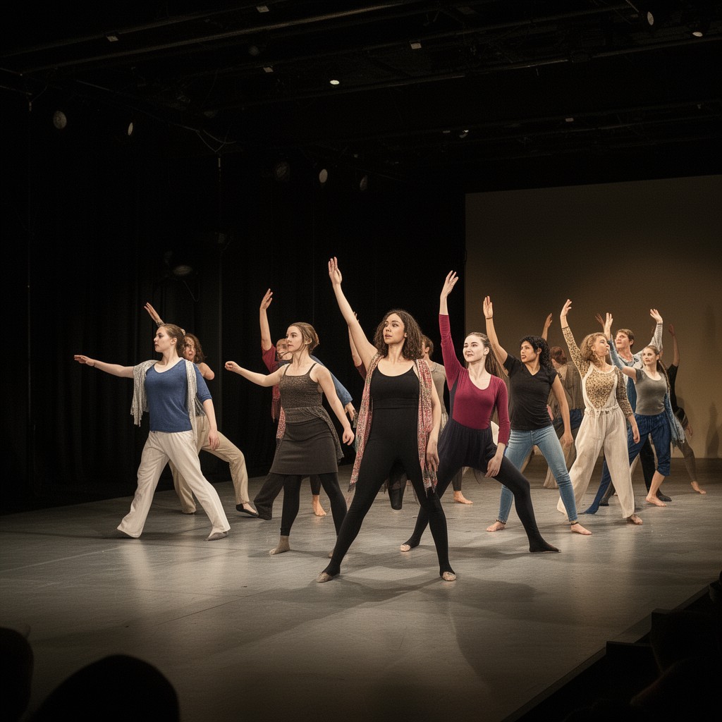 AI-generated illustration of National Dance Company Wales
