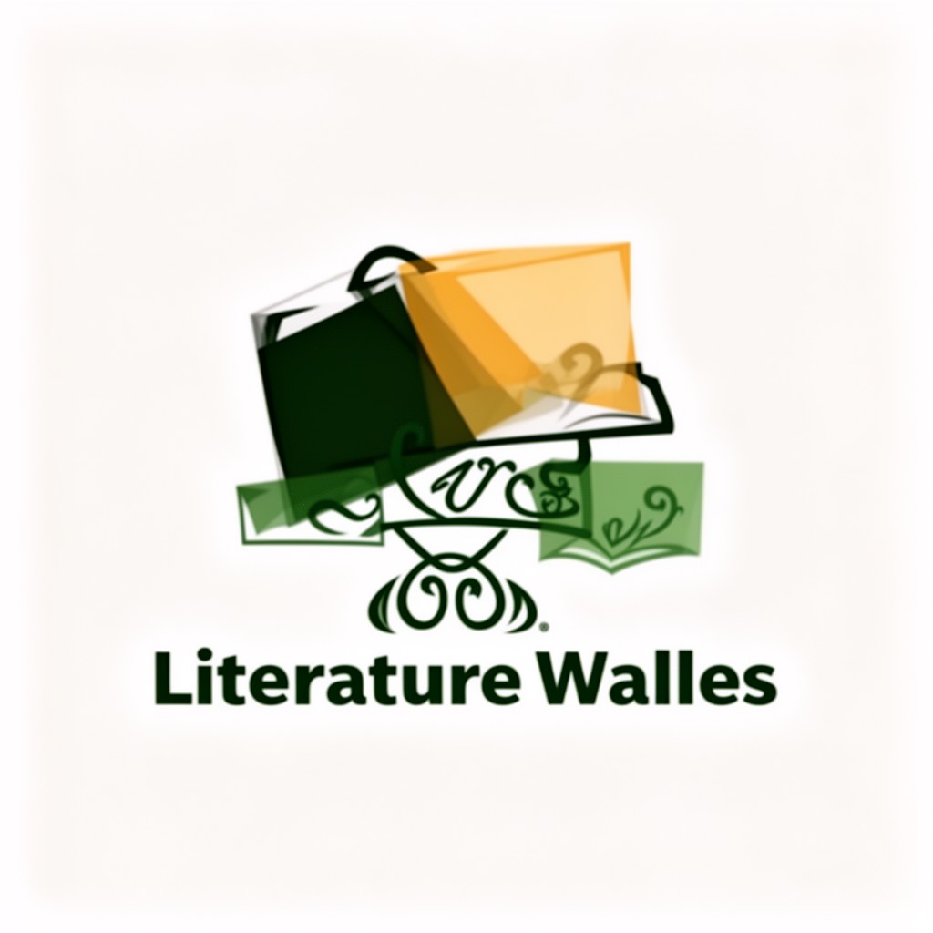 AI-generated illustration of Literature Wales