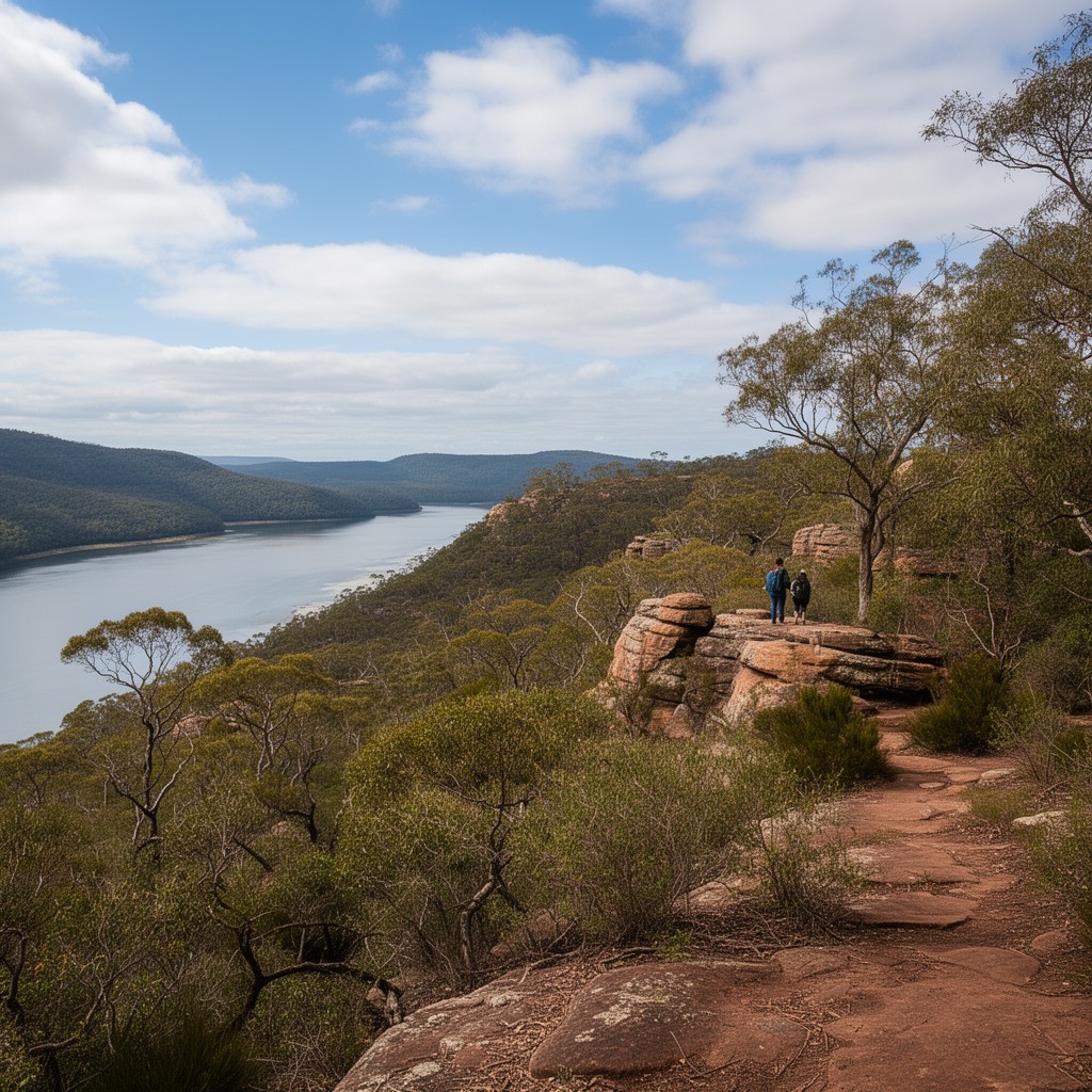 AI-generated illustration of Brisbane Water National Park