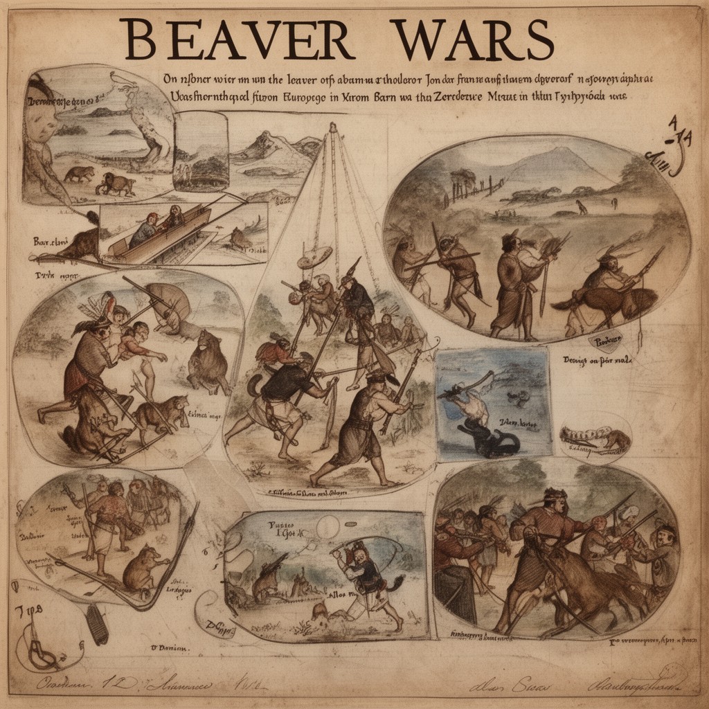 AI-generated illustration of Beaver Wars