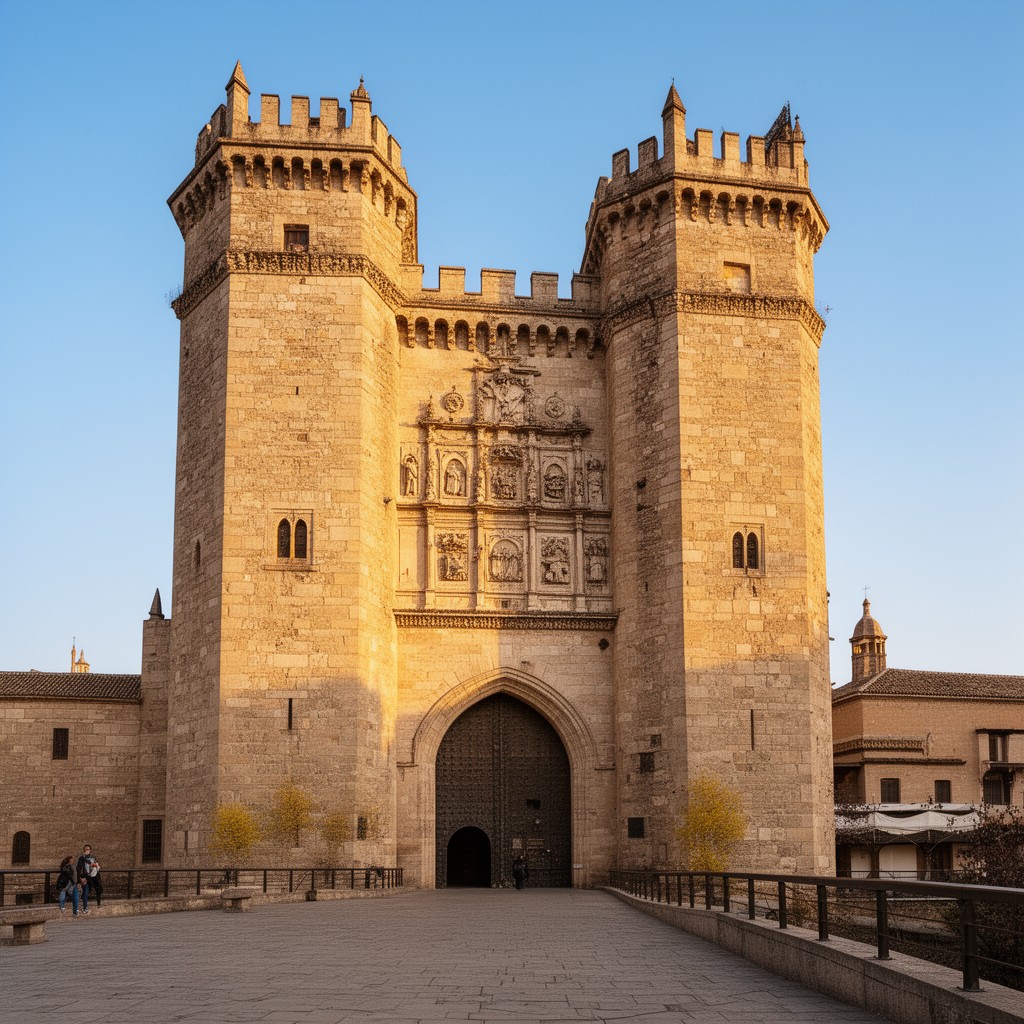 AI-generated illustration of Puerta de Bisagra