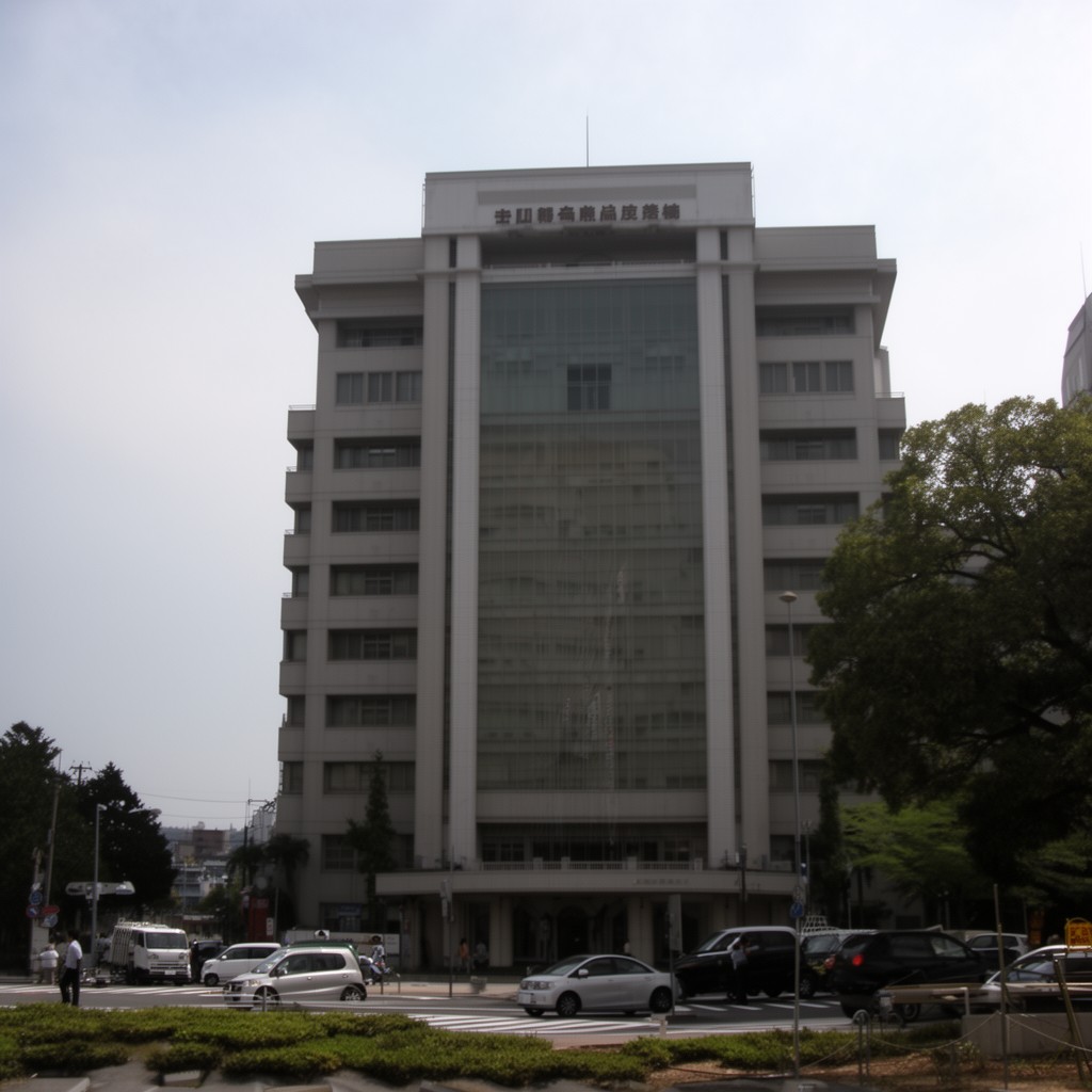 AI-generated illustration of Kagoshima Branch of Fukuoka High Court
