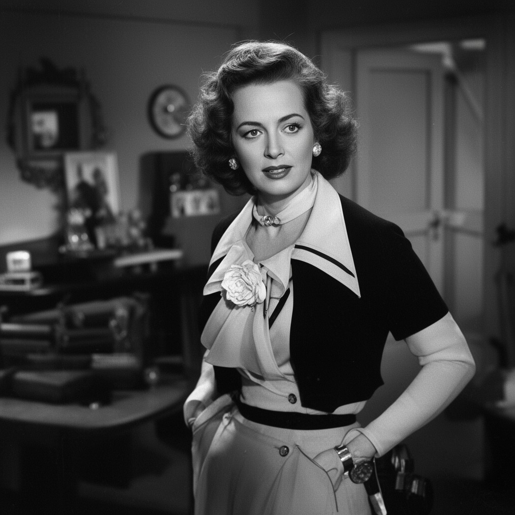 AI-generated illustration of Barbara Stanwyck