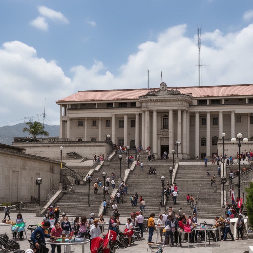 AI-generated illustration of National Congress of Ecuador