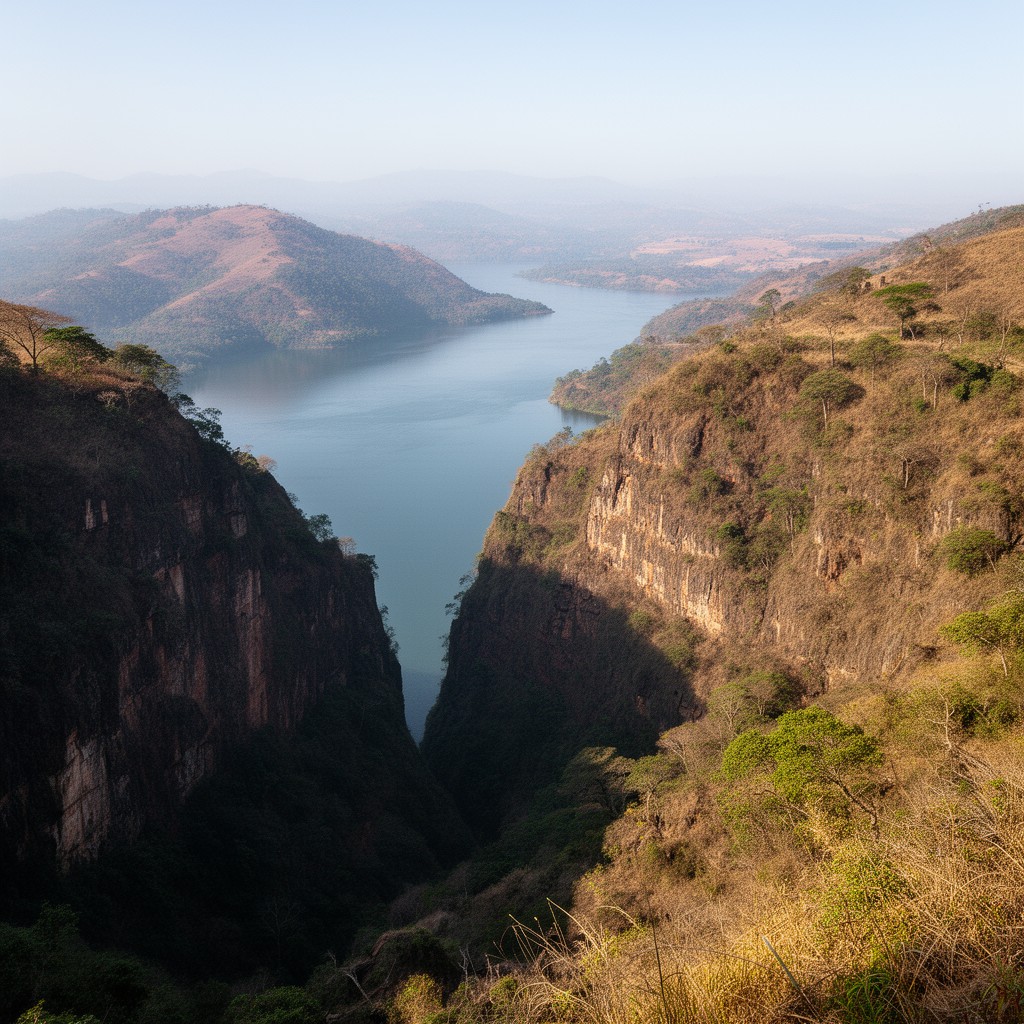 AI-generated illustration of Kariba Gorge