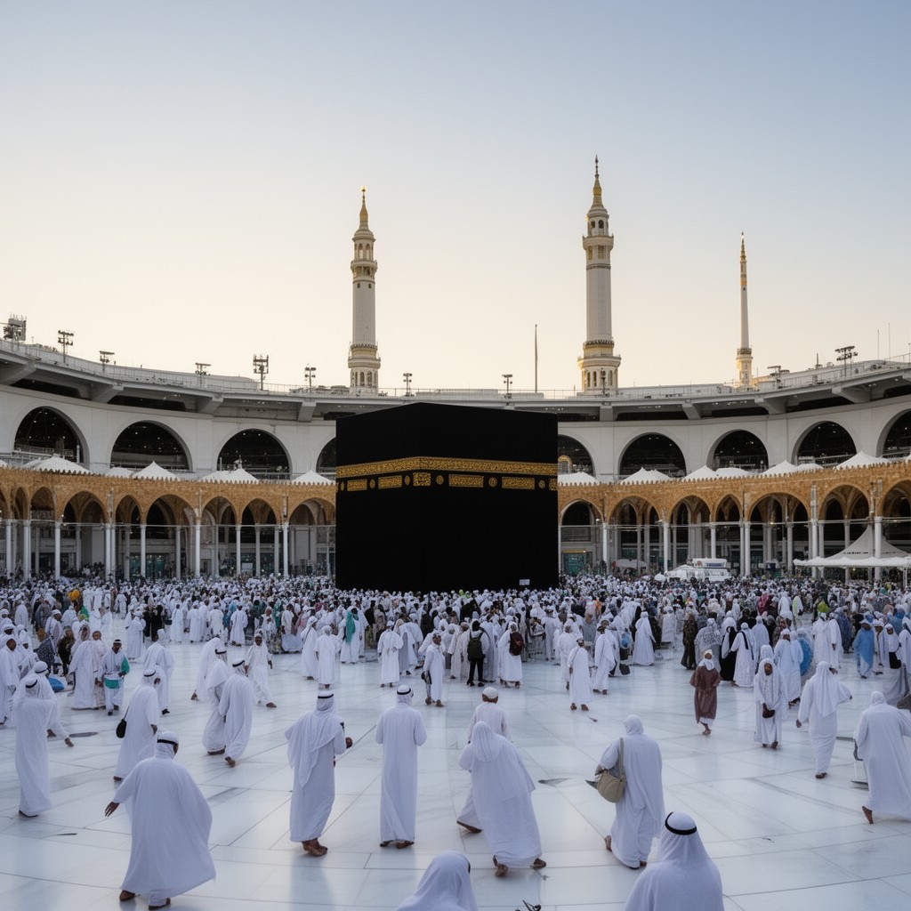 AI-generated illustration of Mecca