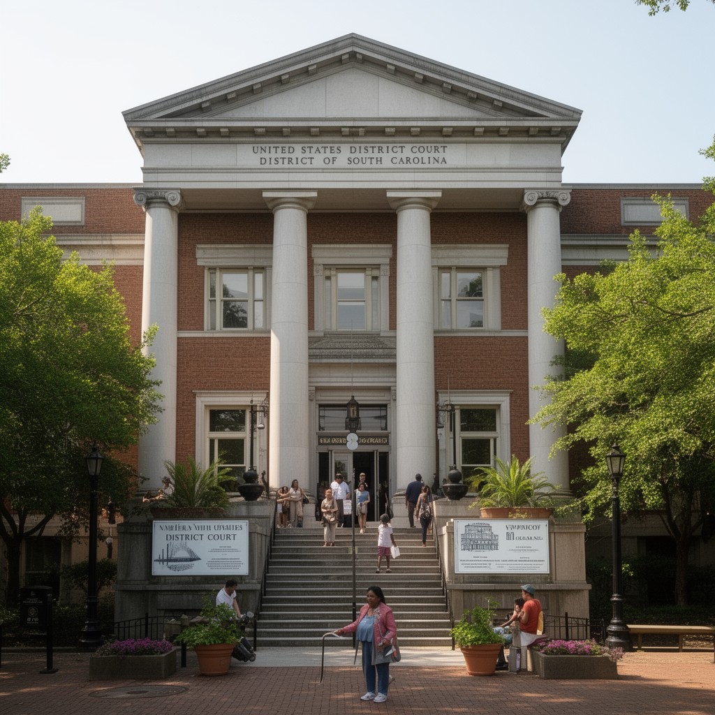 AI-generated illustration of United States District Court for the District of South Carolina