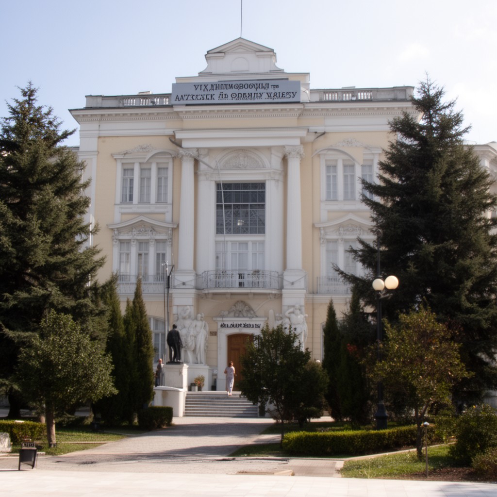 AI-generated illustration of Aivazovsky National Art Gallery