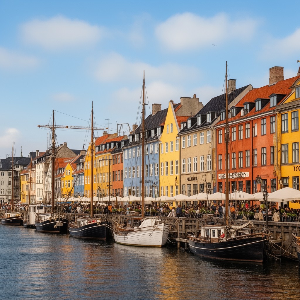 AI-generated illustration of Nyhavn
