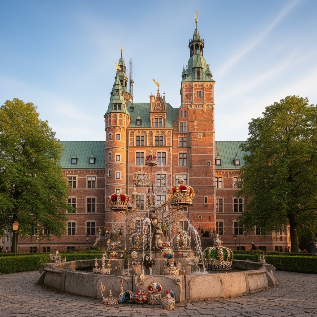 AI-generated illustration of Rosenborg Castle