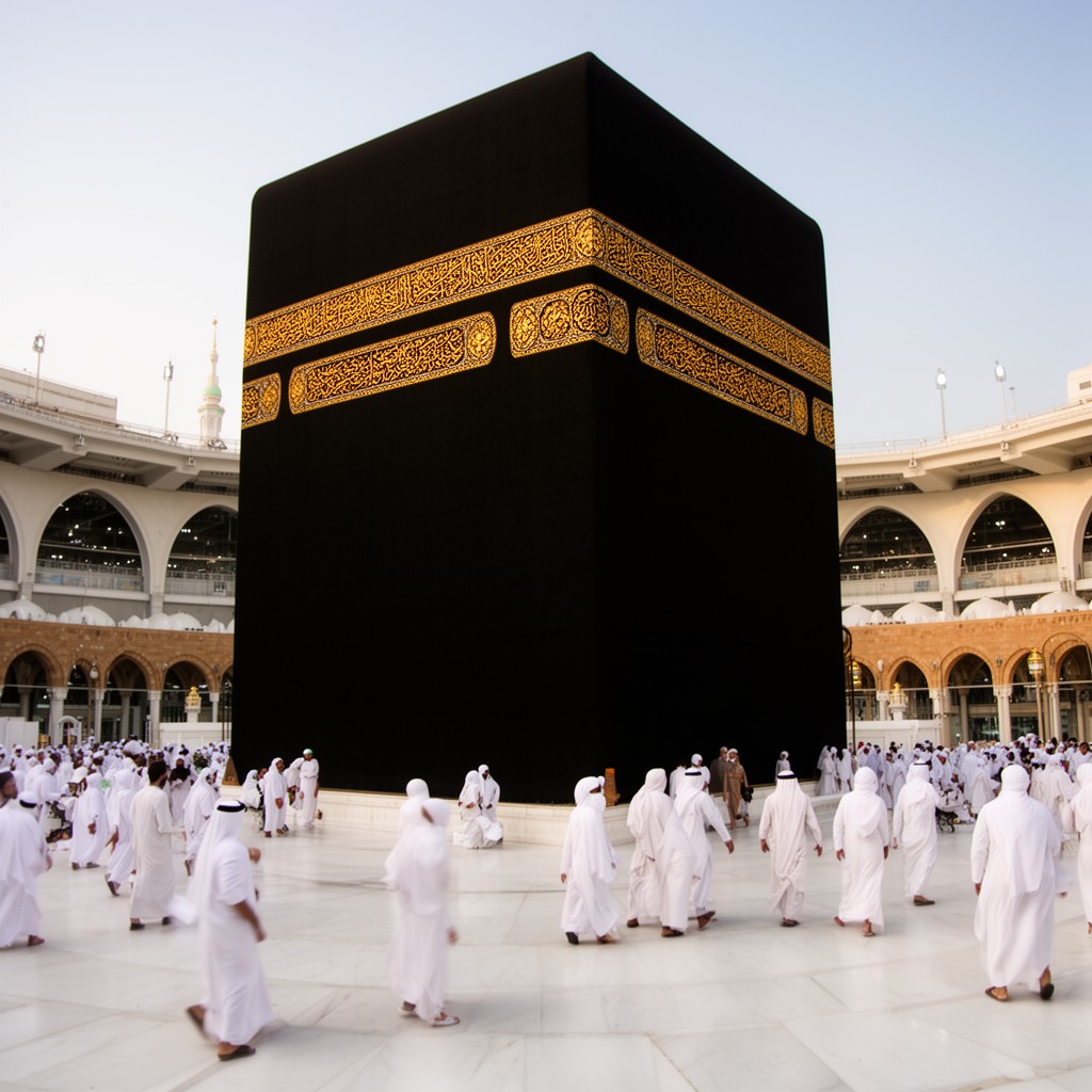 AI-generated illustration of Kaaba