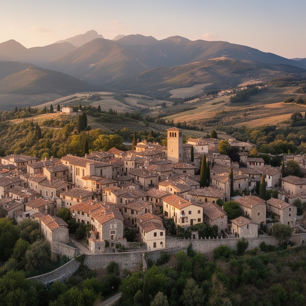 AI-generated illustration of Province of Viterbo
