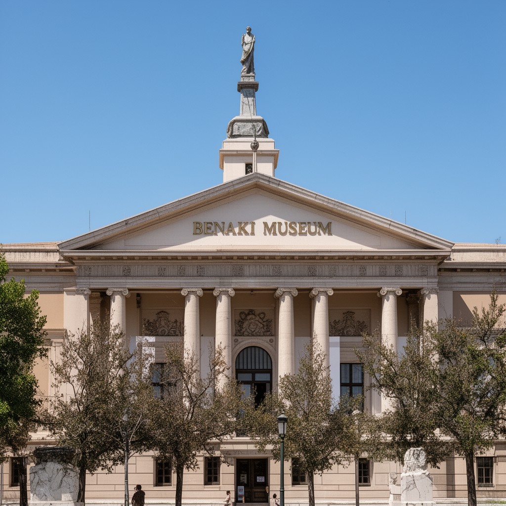AI-generated illustration of Benaki Museum