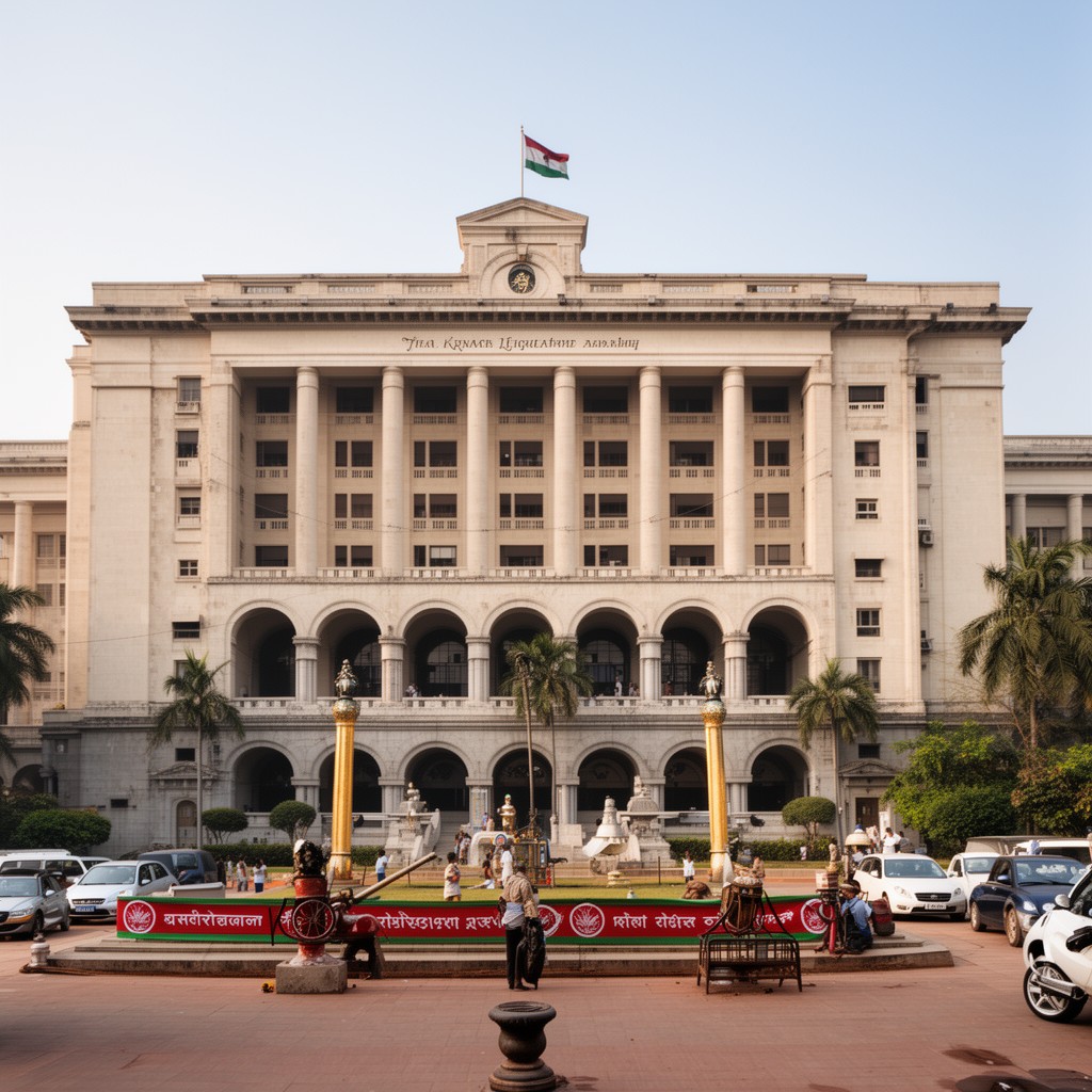AI-generated illustration of Karnataka Legislative Assembly