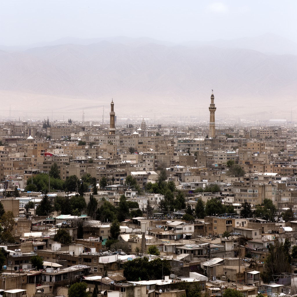 AI-generated illustration of Sulaymaniyah