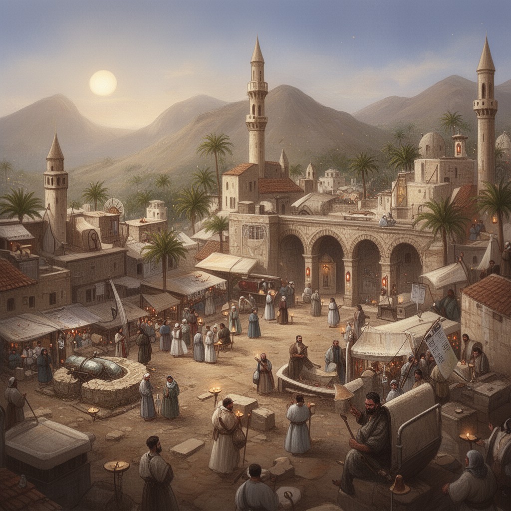 AI-generated illustration of Copts