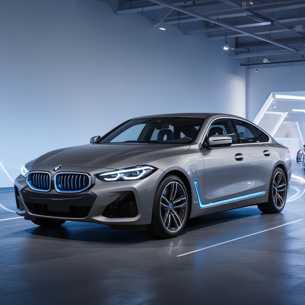 AI-generated illustration of BMW i4