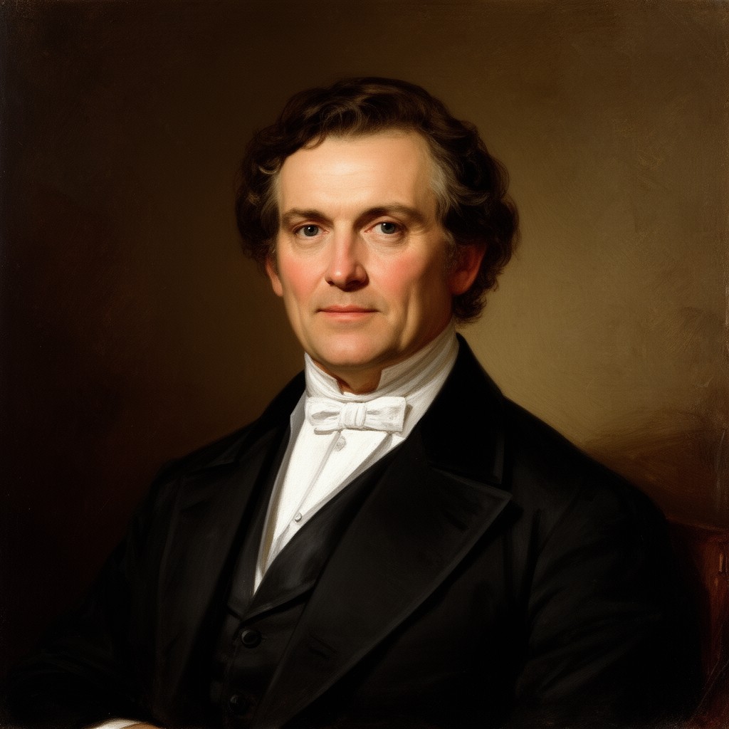 AI-generated illustration of Thomas Kinnicut Beecher