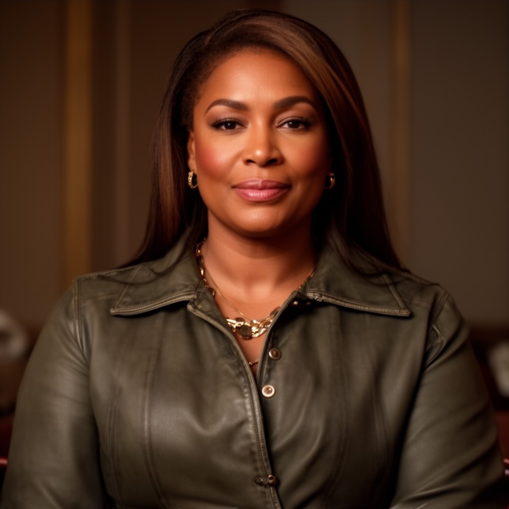 AI-generated illustration of Queen Latifah
