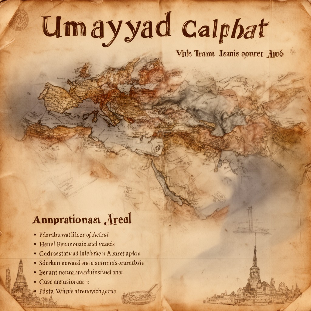 AI-generated illustration of Umayyad Caliphate