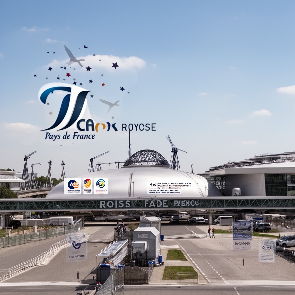 AI-generated illustration of CA Roissy Pays de France