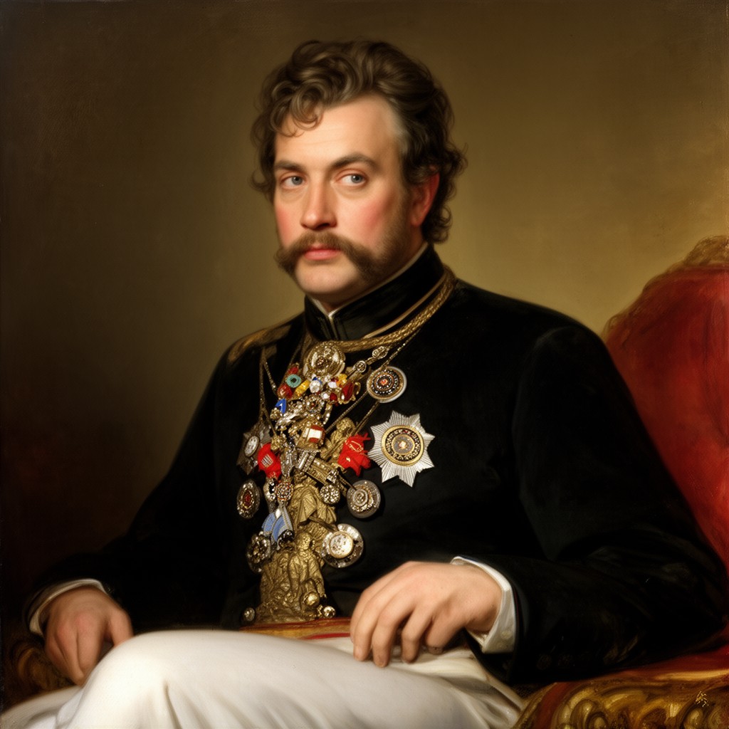 AI-generated illustration of King of Italy