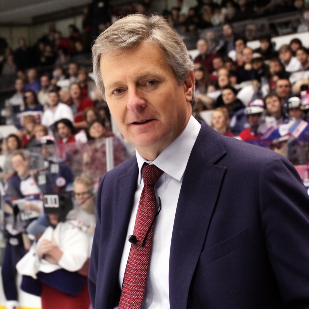 AI-generated illustration of Herb Brooks
