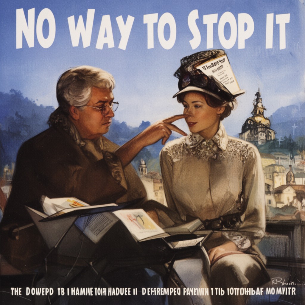 AI-generated illustration of No Way to Stop It