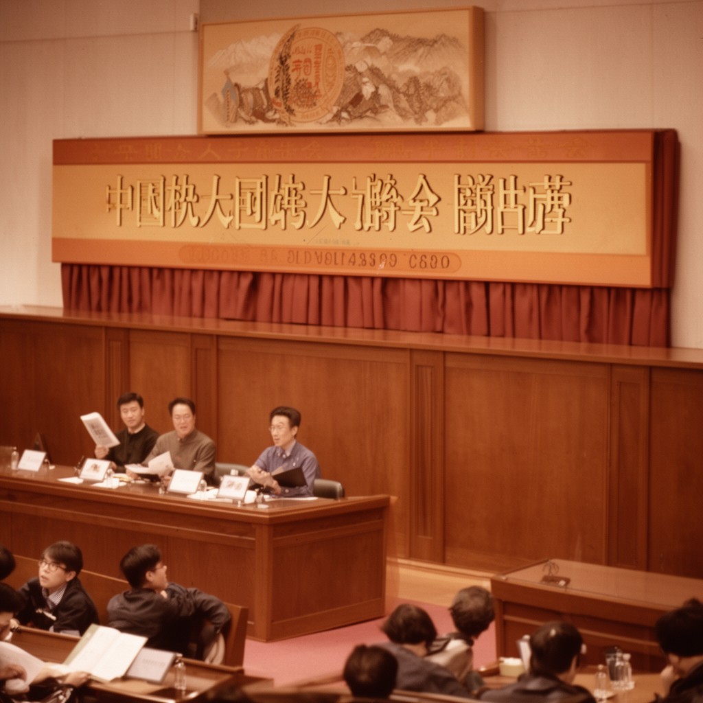 AI-generated illustration of Internal and Judicial Affairs Committee of the National People's Congress