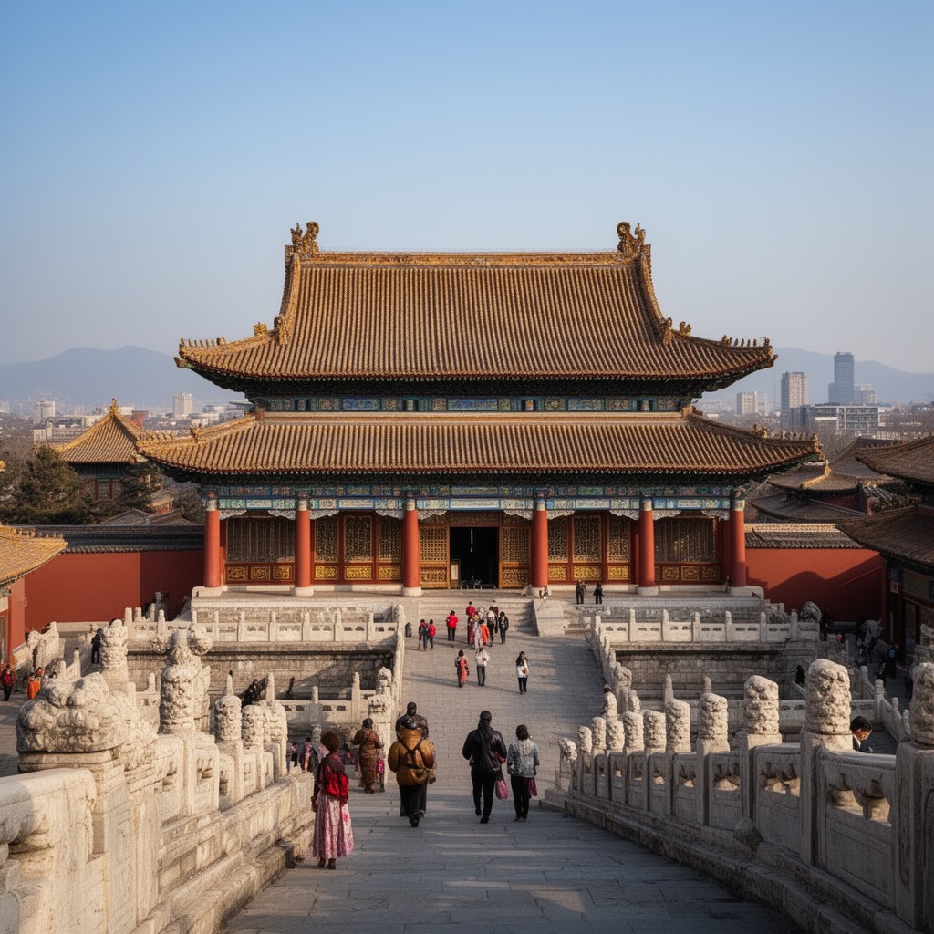 AI-generated illustration of Imperial Palaces of the Ming and Qing Dynasties in Beijing and Shenyang