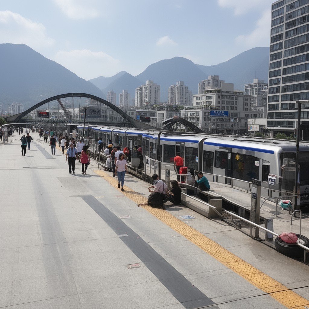 AI-generated illustration of Suburban Line