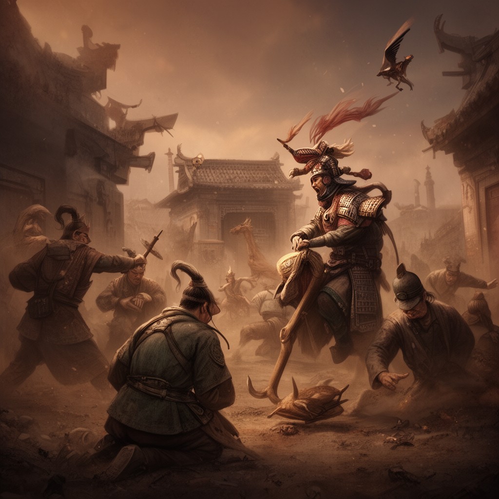 AI-generated illustration of Northern Yuan dynasty