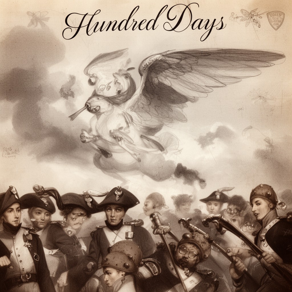 AI-generated illustration of Hundred Days