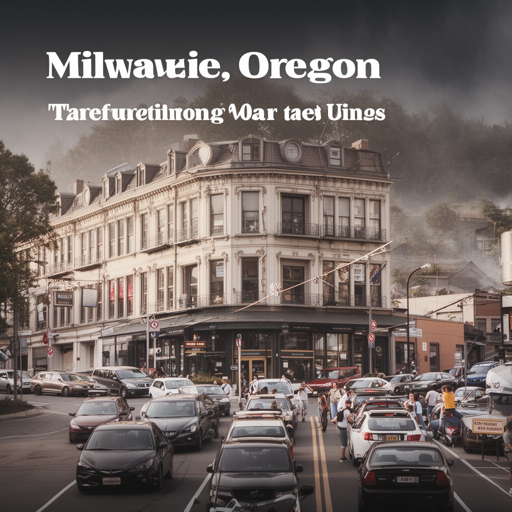AI-generated illustration of Milwaukie, Oregon