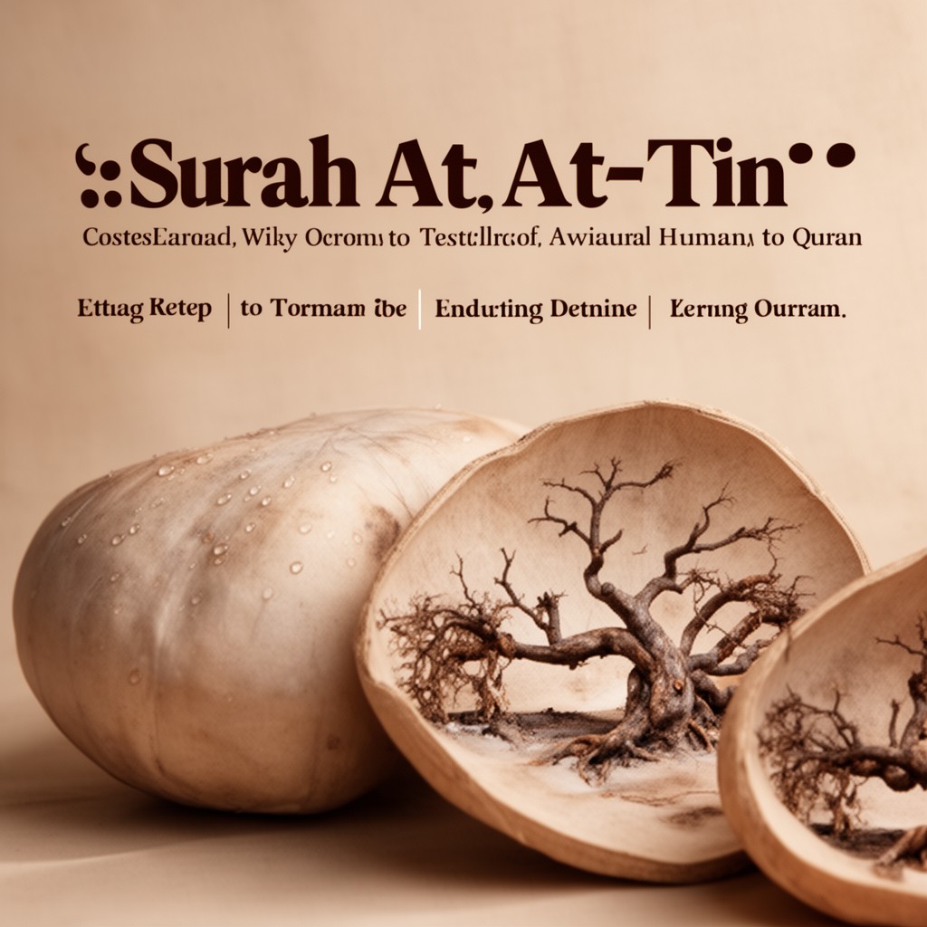 AI-generated illustration of Surah At-Tin