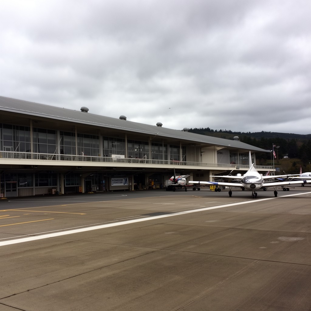 AI-generated illustration of Sawyer International Airport