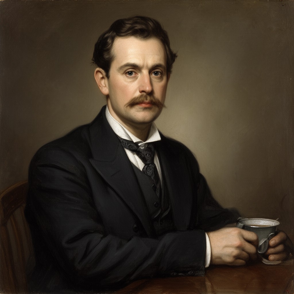 AI-generated illustration of Julius Frick
