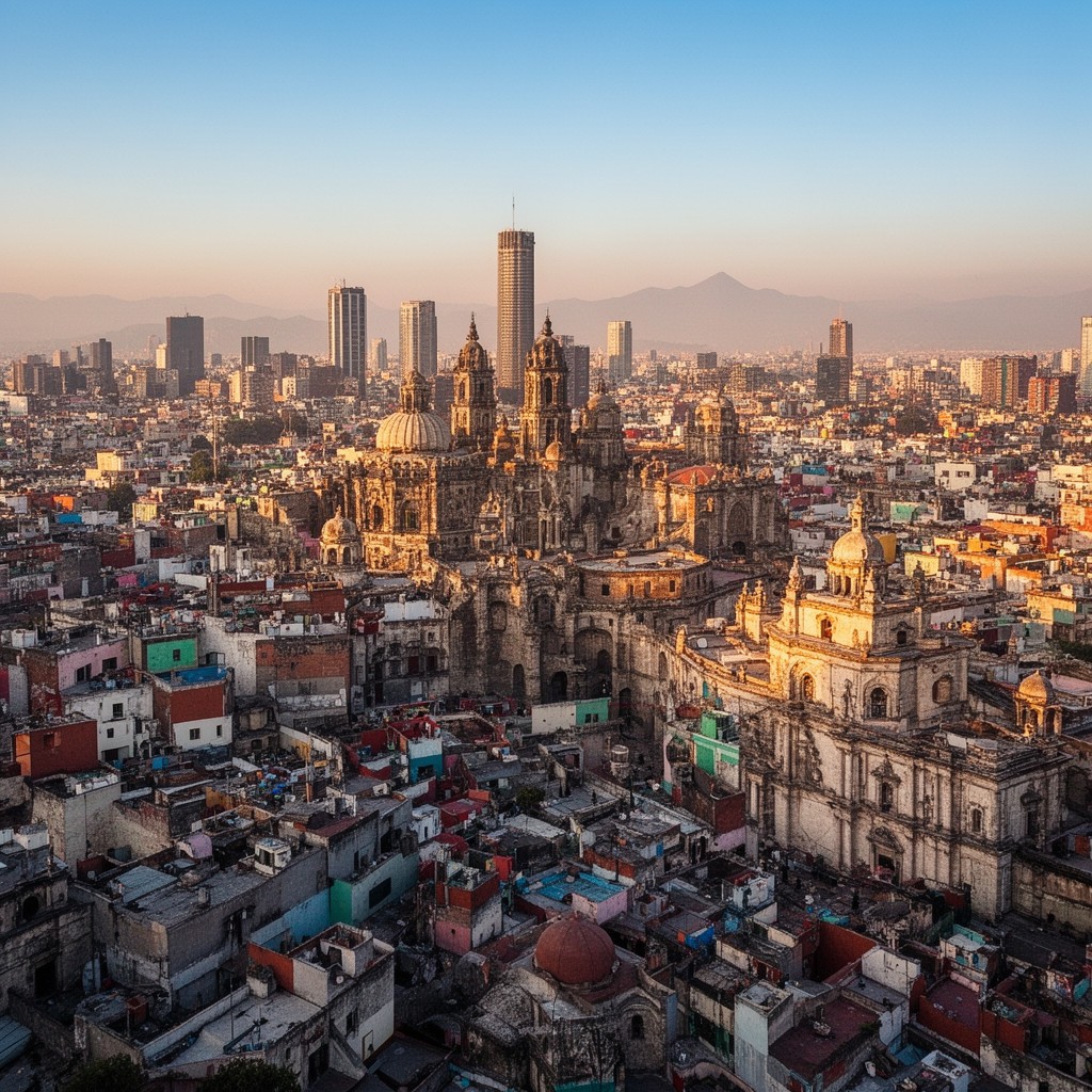 AI-generated illustration of Mexico City