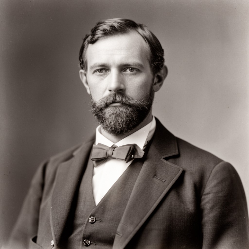 AI-generated illustration of Adolph Strasser