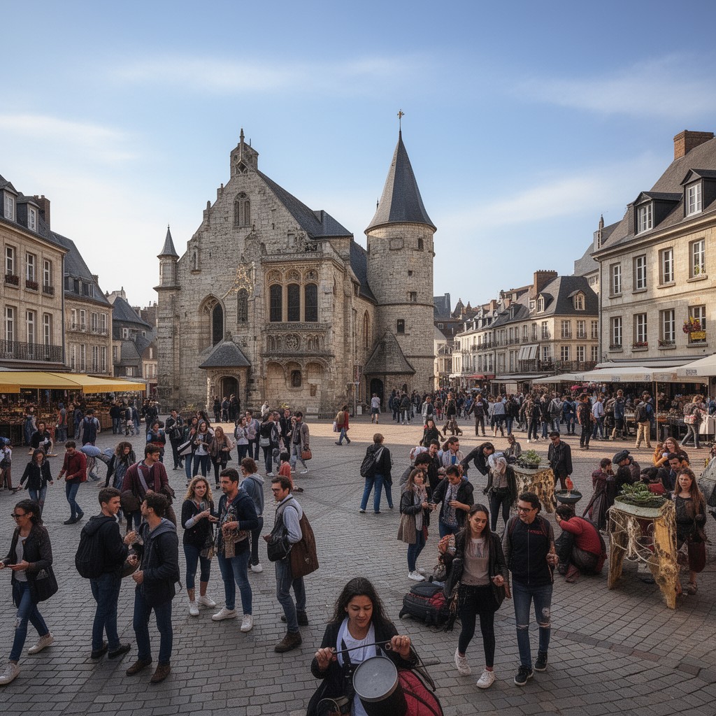AI-generated illustration of Rennes