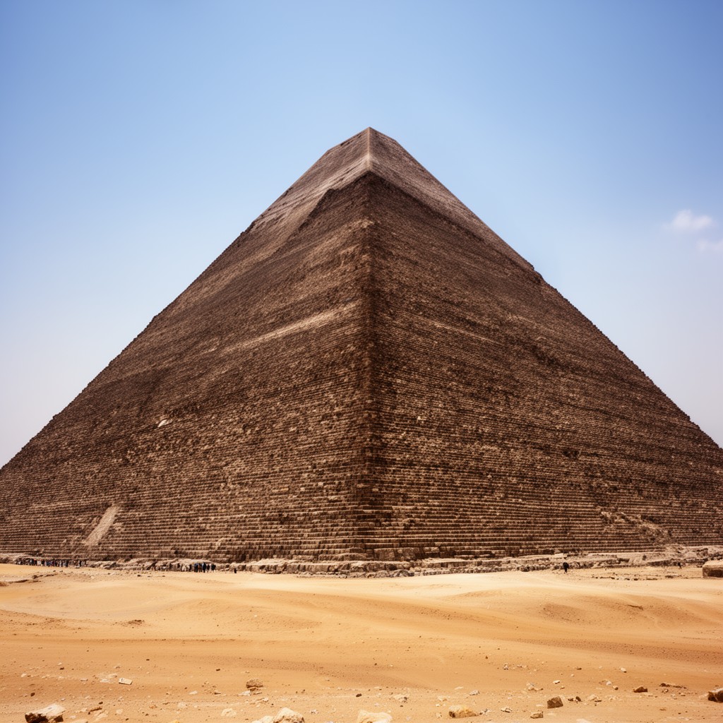 AI-generated illustration of Bent Pyramid