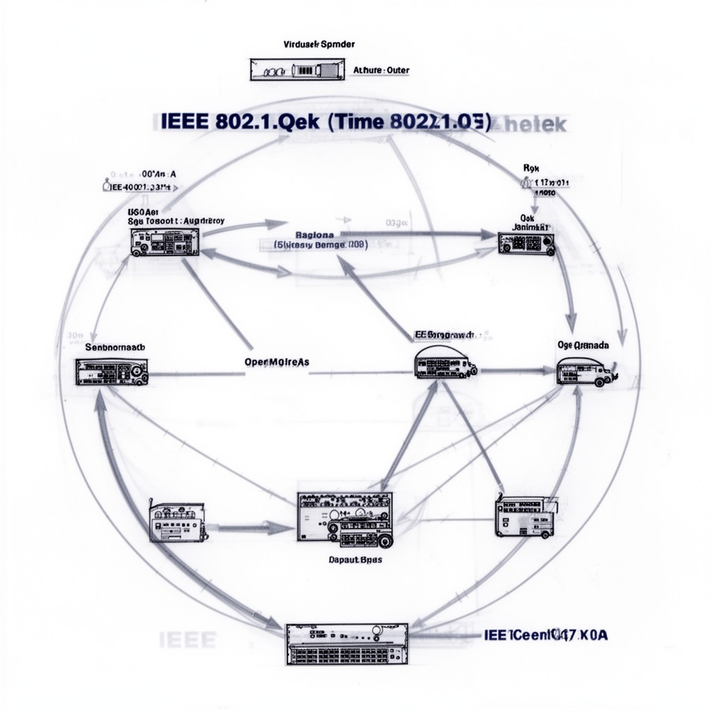 AI-generated illustration of IEEE 802.1Qek