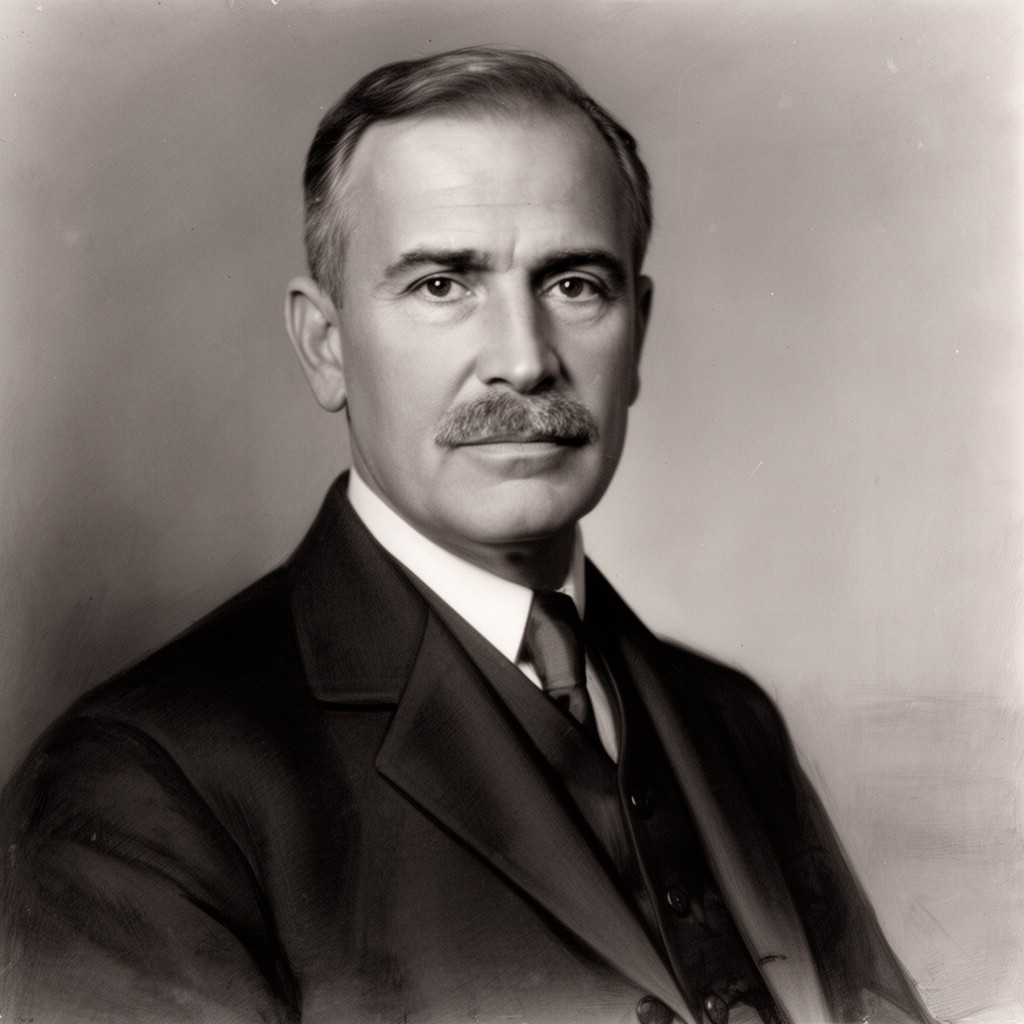 AI-generated illustration of Charles Allerton Coolidge
