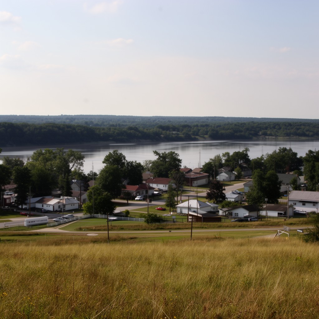 AI-generated illustration of Sibley, Missouri
