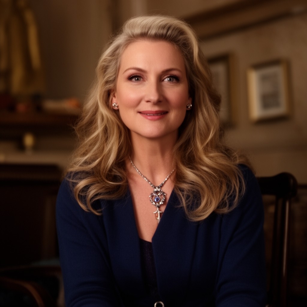 AI-generated illustration of Meryl Streep