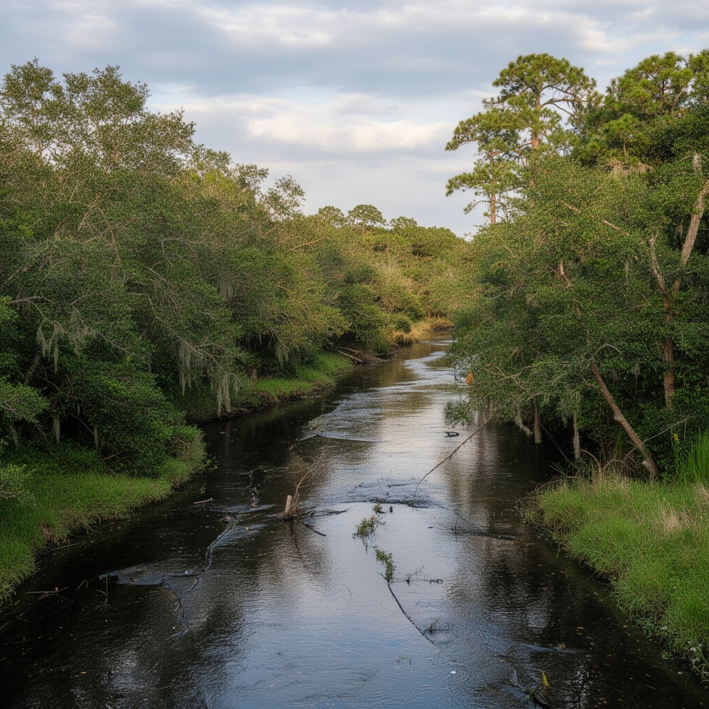AI-generated illustration of Hillsborough River