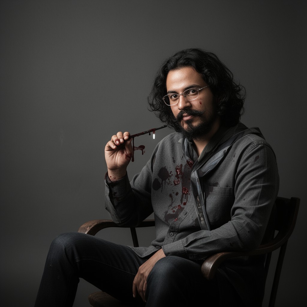 AI-generated illustration of Rajiv Joseph