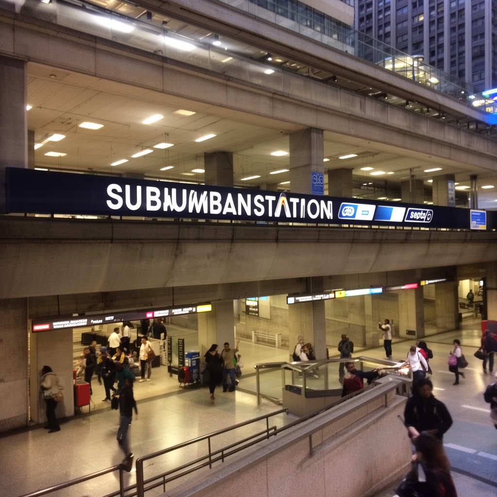 AI-generated illustration of Suburban Station